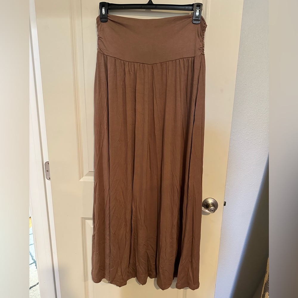 Brown Maxi Skirt